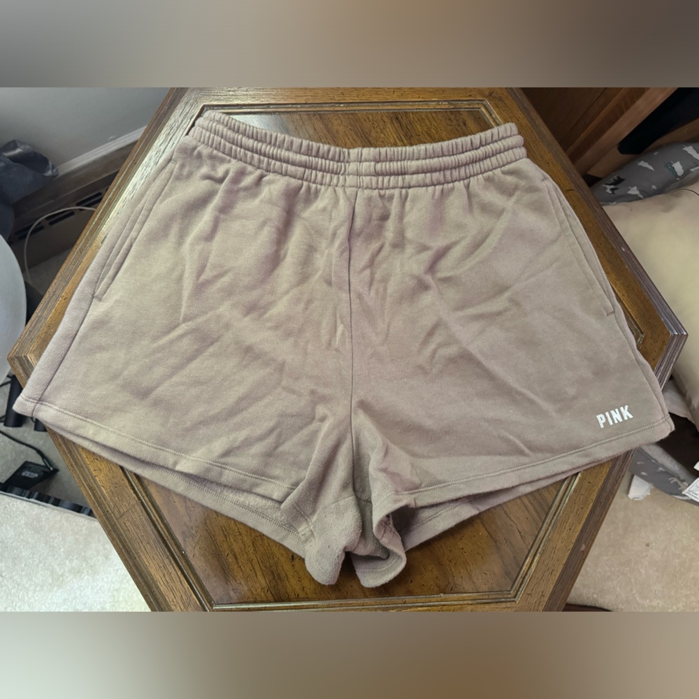 PINK Lounge Shorts - Mauve color